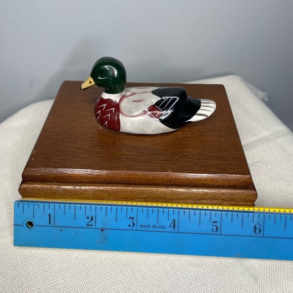 Mallard Duck Playing Cards Decks In Wooden Display Box Albert E. Price VTG 1982 - Picture 5 of 6